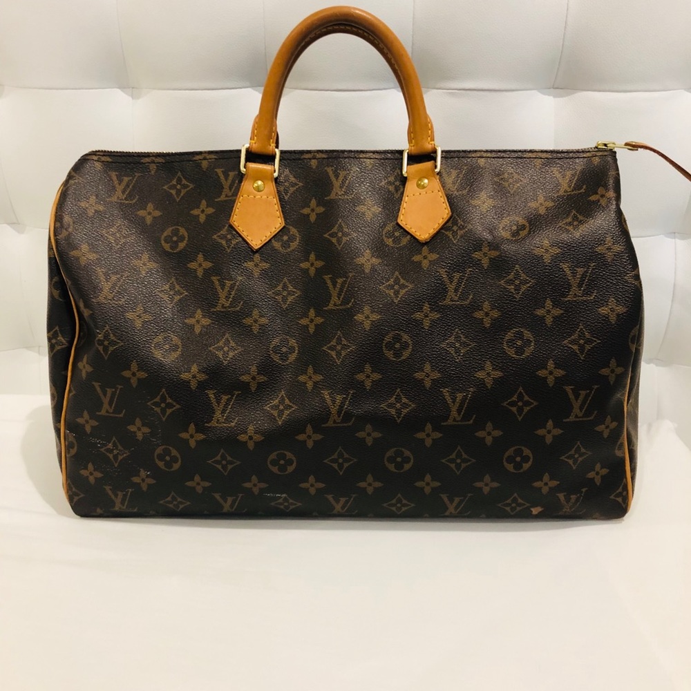 💯 Louis Vuitton Speedy 35 bag, monogram, like new